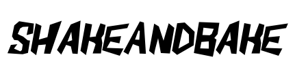 ShakeAndBake Font Image