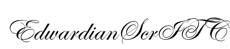 EdwardianScrITC Font Image