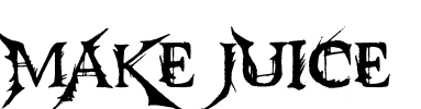 Make Juice Font Image
