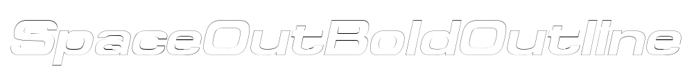 SpaceOutBoldOutline
