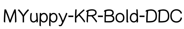 MYuppy-KR-Bold-DDC