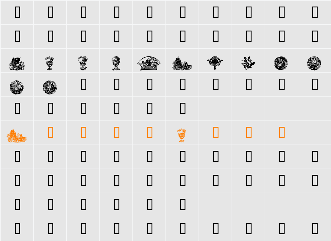Design2 Character Map
