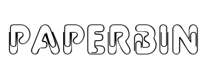 Paperbin Font Image