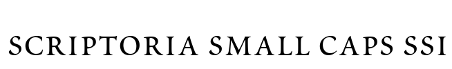 Scriptoria Small Caps SSi Font Image