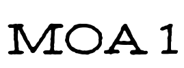 MOA 1 Font Image