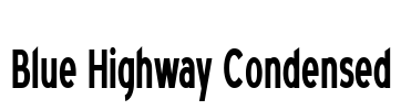 Blue Highway Condensed