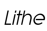 Lithe Font Image