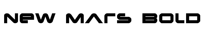 New Mars Bold Font Image