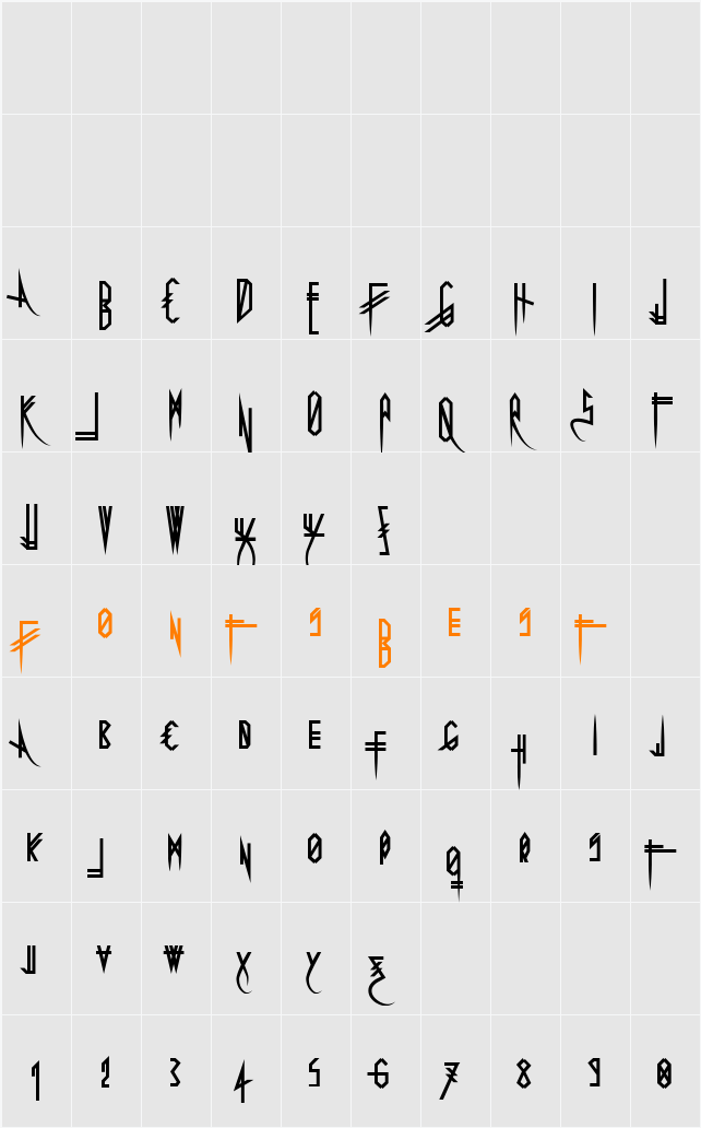 Uglymann Character Map