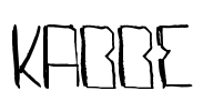 KABBE Font Image