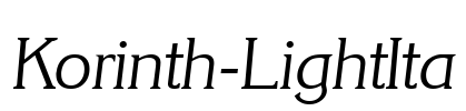 Korinth-LightIta Font Image