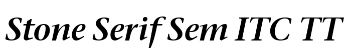 Stone Serif Sem ITC TT