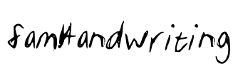 SamHandwriting