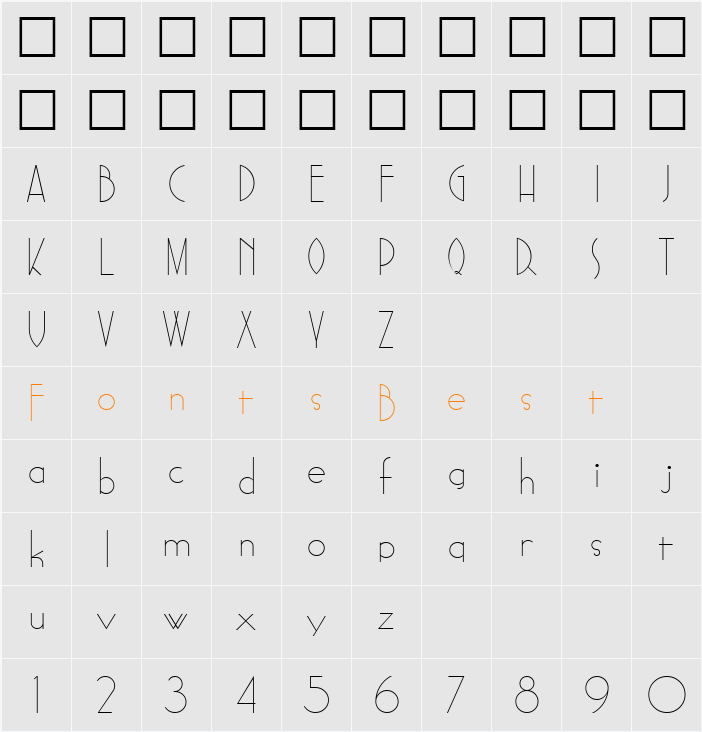 Sadelle Character Map