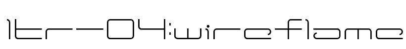 ltr-04:wireflame Font Image