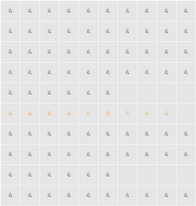 dak_font Character Map