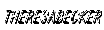 TheresaBecker Font Image