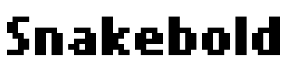 Snakebold Font Image