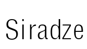 Siradze Font Image