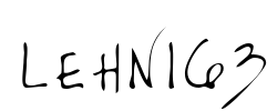 LEHN163 Font Image