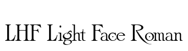 LHF Light Face Roman
