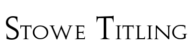 Stowe Titling Font Image