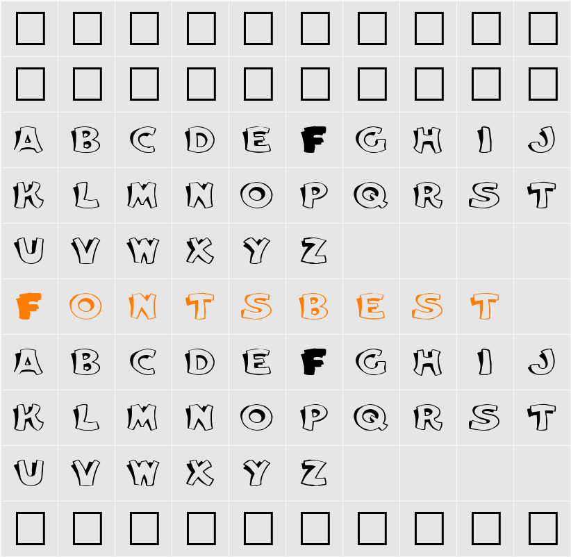 ELEANOR Character Map