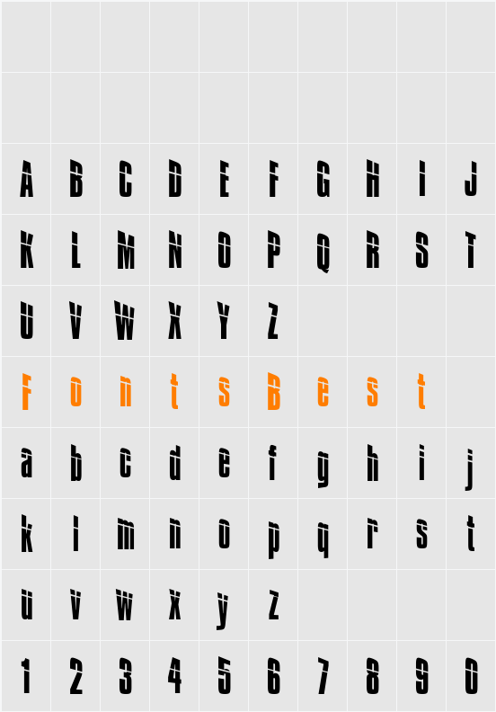 Impossible - 0 plus 30 Character Map