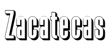 Zacatecas Font Image