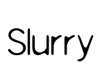 Slurry Font Image