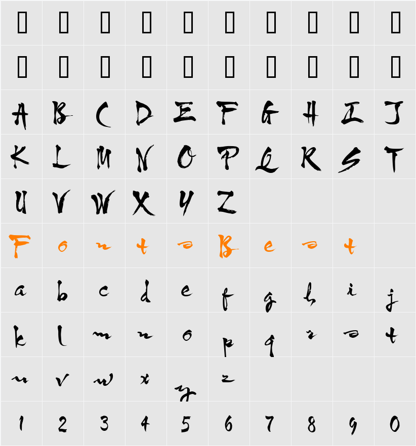 HL Thuphap 3BK upgrade Character Map