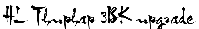 HL Thuphap 3BK upgrade Font Image