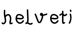 helveti Font Image