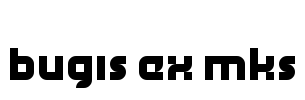 bugis ex mks Font Image