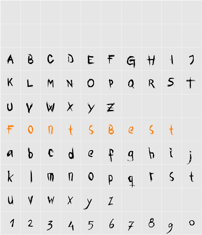 awe Character Map