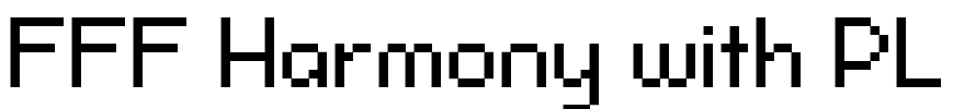 FFF Harmony with PL Font Image