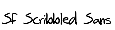 SF Scribbled Sans Font Image