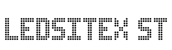 Ledsitex St Font Image