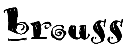 Brouss Font Image