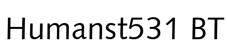Humanst531 BT