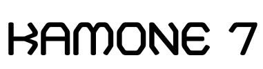 Kamone 7 Font Image