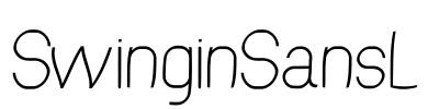 SwinginSansL Font Image