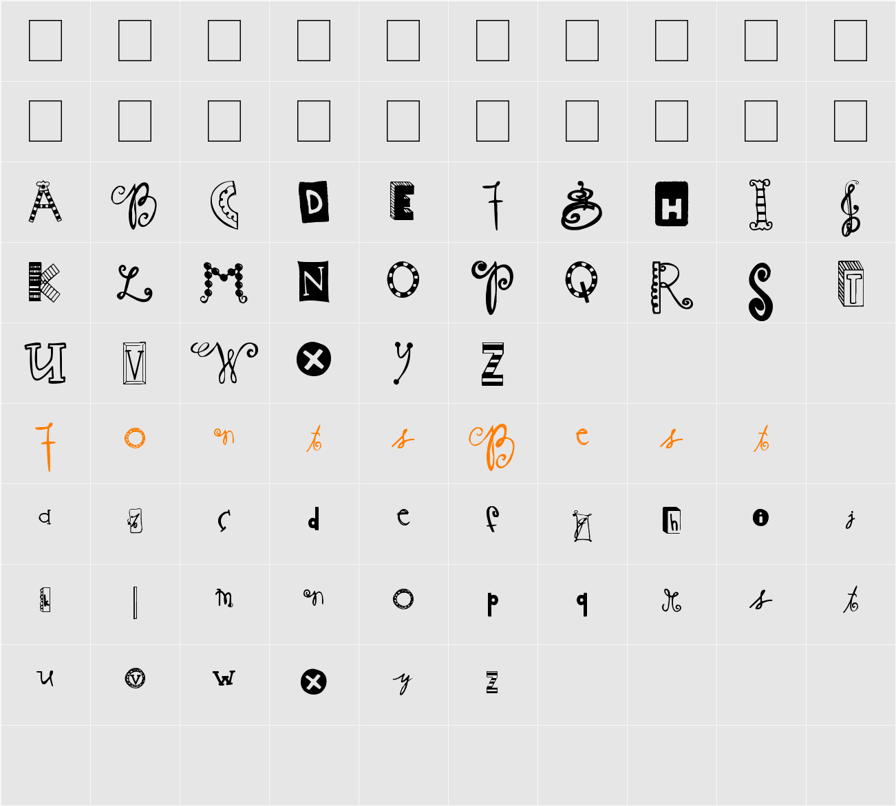 Never Writes Back Character Map