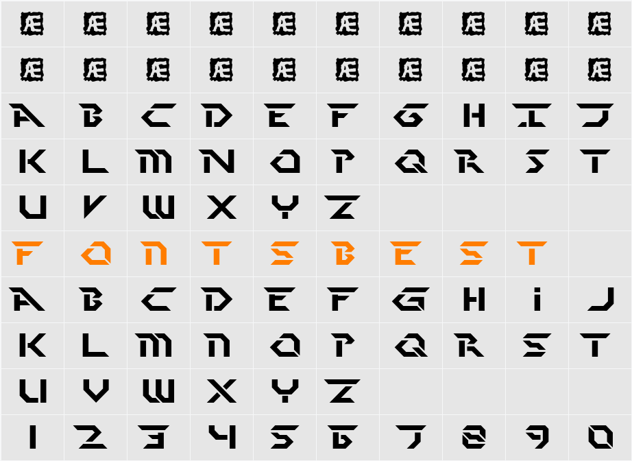Perfect Dark BRK Character Map