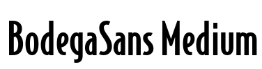 BodegaSans Medium Font Image