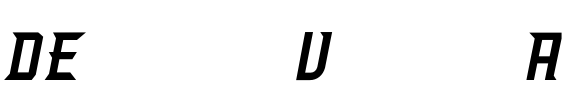 Delux Ultra Font Image