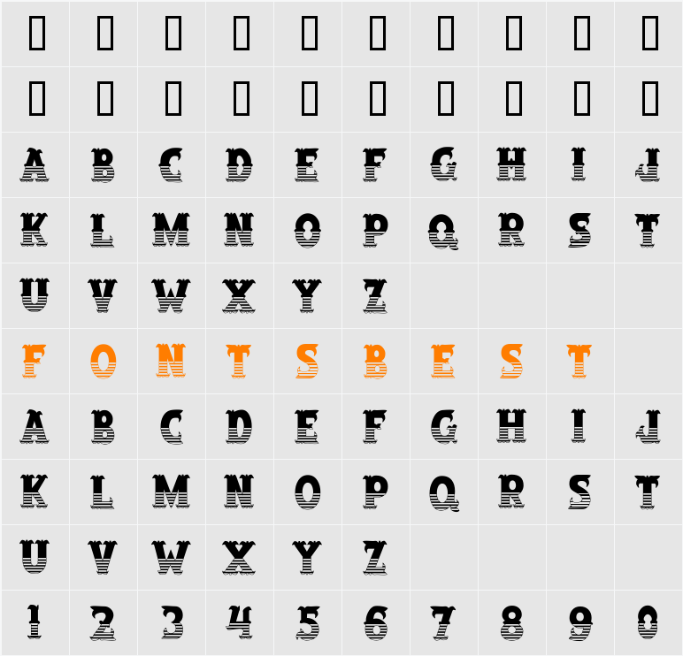SalloonStripeBottom Character Map