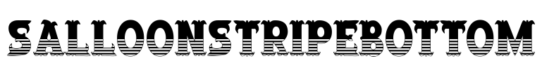SalloonStripeBottom Font Image