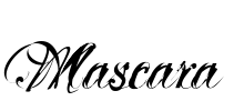 Mascara Font Image