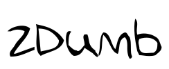 2Dumb Font Image
